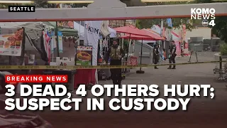 PRESSER: Police give update on mass shooting at Seattle food festival that left 3 dead, 4 hurt