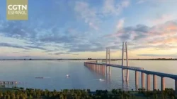 China Continues Work on the World's Longest Sea Railway Bridge