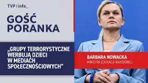 Barbara Nowacka: grupy terrorystyczne werbują dzieci w mediach społecznościowych | GOŚĆ PORANKA