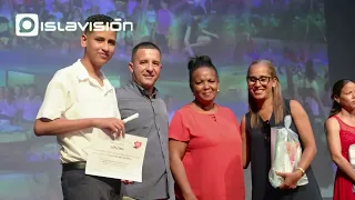872 9th grade students on the Island received their graduation diplomas