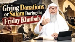 Giving Donations or Salam During the Friday Khutbah | Sheikh Assim Al Hakeem #hudatv