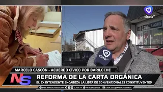 Marcelo Cascón leads the Civic Agreement for Bariloche list for the November elections