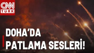 SON DAKİKA?Doha'da Patlama Sesleri! İşte ABD Üssü Yakınlarındaki O Görüntüler...
