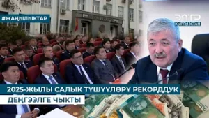 2025-ЖЫЛЫ САЛЫК ТҮШҮҮЛӨРҮ РЕКОРДДУК ДЕҢГЭЭЛГЕ ЧЫКТЫ