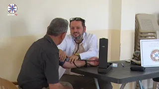 The Chaldean Syriac Assyrian Popular Council's Mobile Medical Clinic visits Avzrok Shno