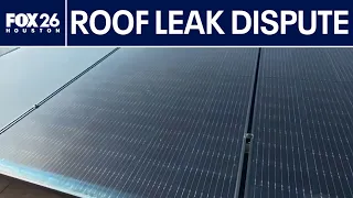 Roof leak dispute over solar panels