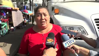 Bus strikes elderly woman in downtown San Miguel