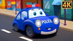 Police Car Song & More Vehicle Videos for Kids