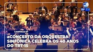 Full Alert - TRT-15 celebrates 40th anniversary with orchestral concert in Campinas