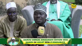 ANNUAL GAMOU ANNOUNCEMENT DINGUIRAYE SATURDAY JULY 04, 2026 IN DINGUIRAYE