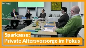 Sparkasse: Private Altersvorsorge im Fokus