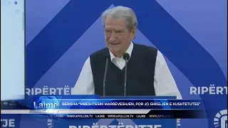 Berisha:"Mbeshtesim marreveshjen me SHBA, por jo shkeljen e kushtetutes!"