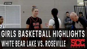 Highlights - HS Girls Basketball White Bear Lake vs. Roseville - February 17, 2026