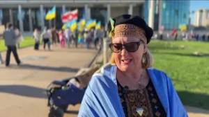 Rally marks 4 years since Russian attack on Ukraine