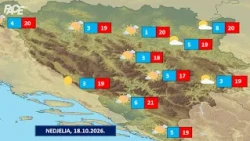 Vremenska prognoza by Haris Babić od 18. do 23. 10. 2026.