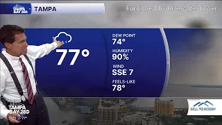 Storms continue for the next couple days across Tampa Bay