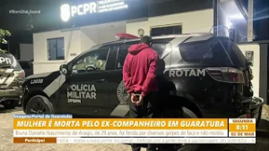 MULHER É MORTA PELO EX-COMPANHEIRO EM GUARATUBA