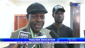 TEACHER EDUCATION: Prof. Reuben Okechukwu Bags Best  Provost Award.