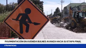 Obras en avenida Bulnes avanzan hacia su etapa final
