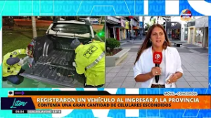 Detuvieron un auto con una carga ilegal milonaria de celulares en Entre Ríos