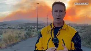 Hawk Fire near Reno prompts new evacuations near Reno as winds drive flames