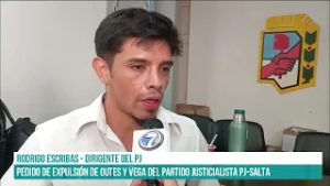 SALTA - Piden la expulsión de Outes y Vega del Partido Justicialista PJ-Salta #canal7salta