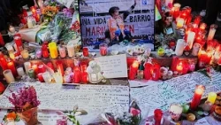Espagne : des manifestants à Madrid rendent hommage à la retraitée expulsée Maricarmen Abascal