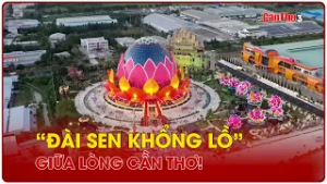 “Đài sen khổng lồ” giữa lòng Cần Thơ! | CT-TDT