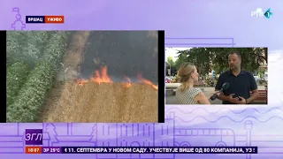 Pojačana kontrola zbog spaljivanja strnjike u Vršcu