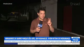 RESIDENTS OF PARQUE SÃO JOÃO NEIGHBORHOOD IN PARANAGUÁ FACE CONSTANT INSECURITY