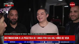Tango practice honored for its 10th anniversary
