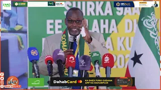 "Anigu waan baneeyey Guddoomiye Ku xigeenkii"Xinif