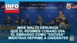Mike Waltz denounces Cuban regime for using embargo as an "excuse" while repressing dissidents