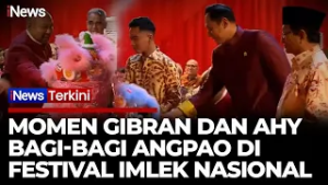 MERIAH! Gibran, AHY hingga Didit Bagi-Bagi Angpao di Festival Imlek Nasional 2577 | iNews Terkini