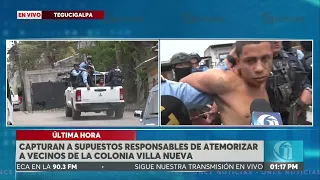 Alleged 18th Street Gang member captured for intimidating families in Villanueva.