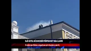 NJË HOTEL NË SHKODËR PËRFSHIHET NGA ZJARRI