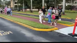Caravana por la libertad de Cuba en las calles de Miami