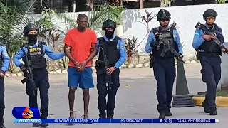 Capturan a alias "El Polemico" acusado de asesinar a policia Darlin Mejia en Santa Rosa de Aguan