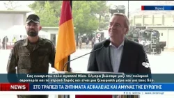 Συνάντηση Δένδια - Πιστόριους στο Πεδίο Βολής Κρήτης