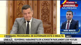 PSD will not vote for the Mureșan Government. Sorin Grindeanu: "We will not give in to media pres...
