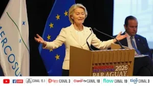 Председатель Европейской комиссии Урсула фон дер Ляйен. Соглашение между Европейским союзом и Мер...