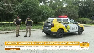 TEENAGERS APPREHENDED IN PARANAGUÁ FOR ALLEGED INVOLVEMENT IN HOMICIDE