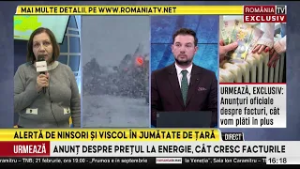 Iarnă severă și de durată. Roxana Bojariu și Elena Mateescu anunță o progresie rapidă a fenomenelor.