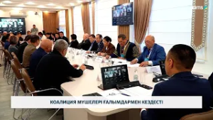 Коалиция мүшелері ғалымдармен кездесті