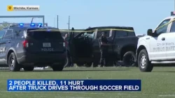 Truck drives through Kansas soccer field, killing 2, hospitalizing 11
