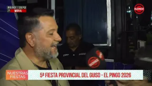 5ª Fiesta Provincial del Guiso El Pingo 2026 - Entrevista  a Jorge Rojas