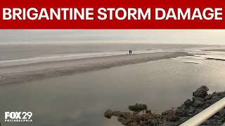 Nor’easter damages Brigantine beach, dunes, promenade