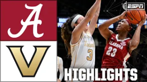 Alabama Crimson Tide vs. Vanderbilt Commodores | Full Game Highlights | ESPN College Basketball