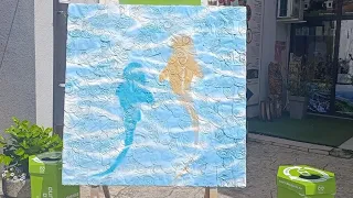 SLIKA NA PLATNU OD LIMENKI UVOD U FESTIVAL BISTRE REKE