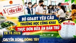 Ministry of Education and Training mandates schools to make boarding meal menus public | East-Wes...